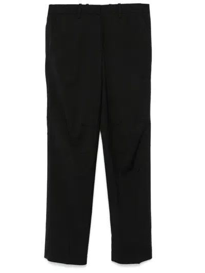 Helmut Lang Curved Car Trousers In Black