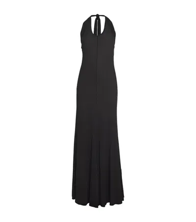 Helmut Lang Dancer Maxi Dress In Black