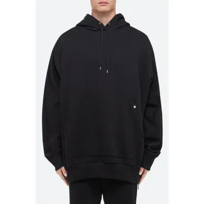 Helmut Lang Oversize Mega Zip Hoodie In Black