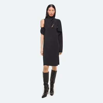 Helmut Lang Scarf Dress In Black