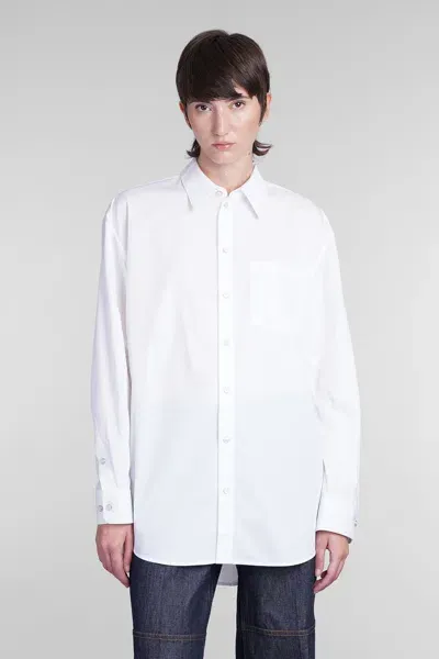 Helmut Lang Shirt In White Cotton