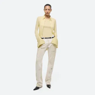 Helmut Lang Slim Rib Shirt In Butte