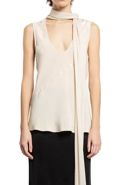 Helmut Lang Topwear In Beige