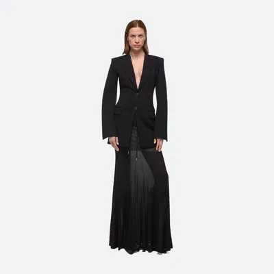 Helmut Lang Waisted Blazer In Black