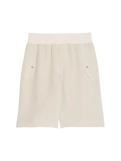 Helmut Lang Bomber Shorts In Oat