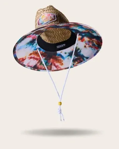 Hemlock Bowie Straw Lifeguard Hat In Multi