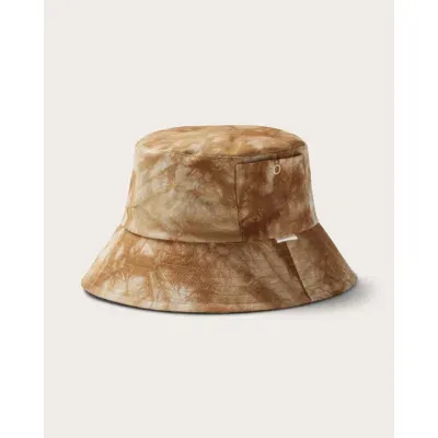 Hemlock Isle Bucket Hat In Saffron Tie-dye