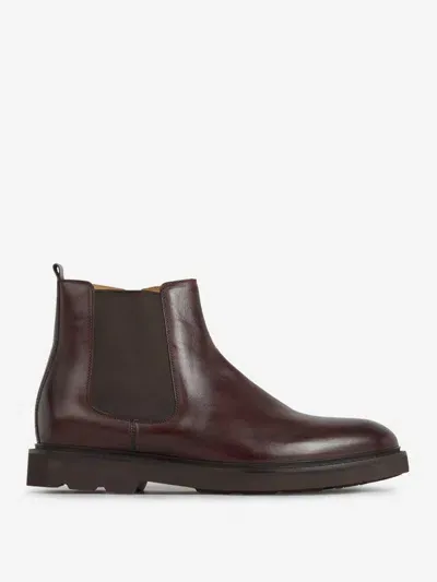 Henderson Baracco Montana Leather Boots In Brown