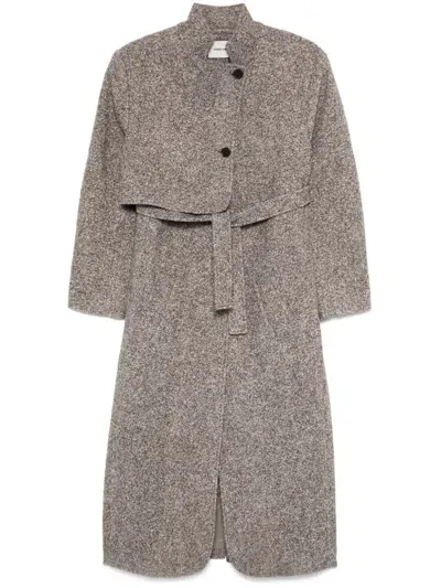 Henrik Vibskov Evening Coat In Brown