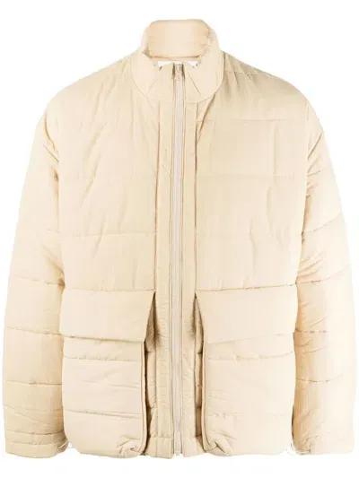 Henrik Vibskov Long-sleeve Padded Jacket In Neutrals