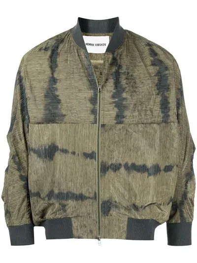 Henrik Vibskov Match Bomber Jacket In Green