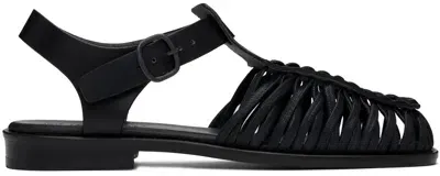 Hereu Black Alaro Sandals