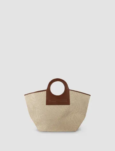 Hereu Cala Bag In Beige Chestnut