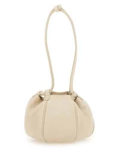 Hereu Globul Mini Supple Shiny Bag In Beige