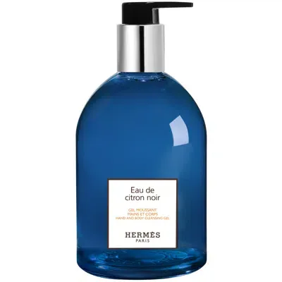 Hermes Eau De Citron Noir Hand And Body Cleansing Gel Bottle 300ml In White