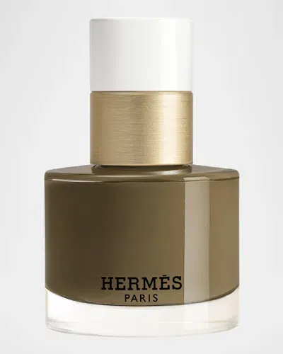 Hermes Limited Edition Les Mains Nail Enamel In 83 Vert Bronze