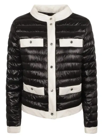 Herno Black Down-feather Jacket