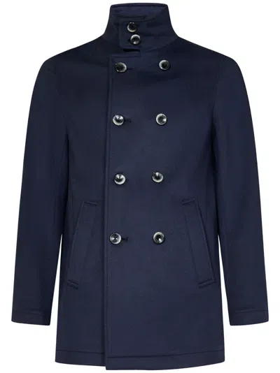 Herno Coat In Blu