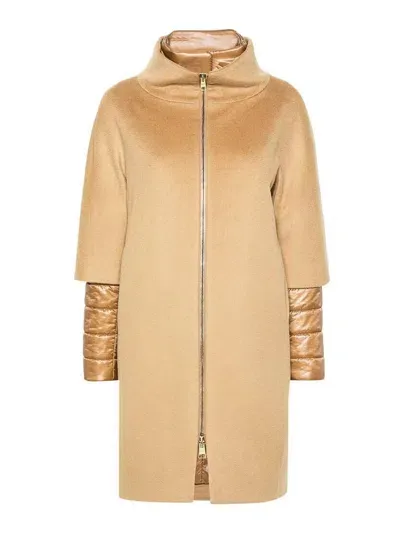 Herno Coat In Camel