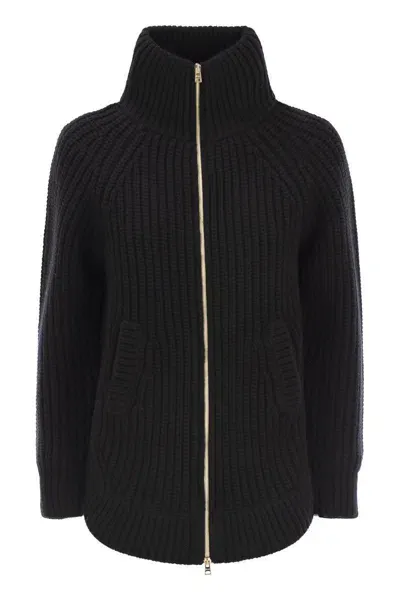 Herno Wool Jacket In Black