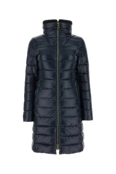 Herno Dark Blue Nylon Down Jacket