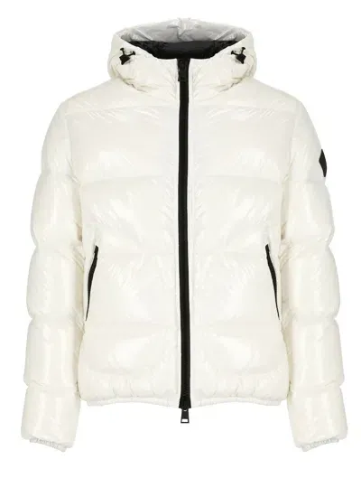 Herno Down Jacket With Logo In White