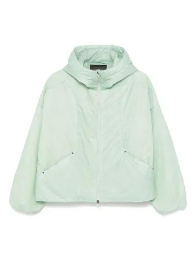 Herno Hooded Jacket In Green