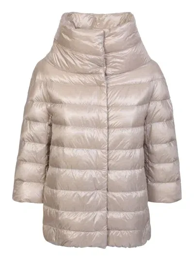 Herno Aminta Down Jacket In Beige