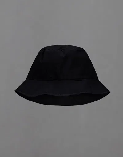 Herno Laminar Bucket Hat In 2 Layers Gore-tex In Black