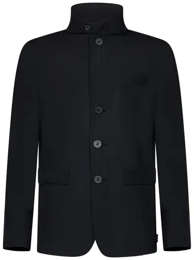 Herno Laminar Light Matt Jacket In Black