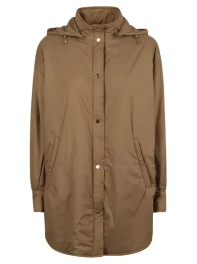 Herno Light Brown Hooded Jacket