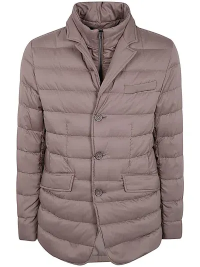 Herno Man Padded Jacket In Grey