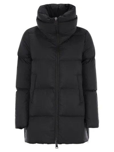 Herno Nylon Duvet Jacket In Black