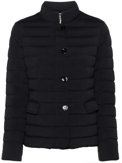 Herno Mock-neck Down Jacket In Black