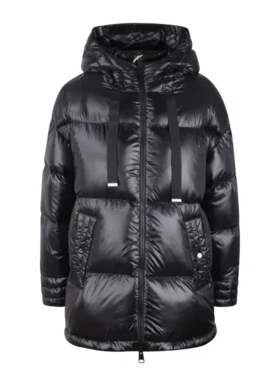 Herno Nylon Ultralight Down Jacket In Black