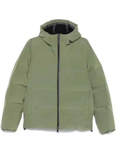 Herno Padded Coat In Green