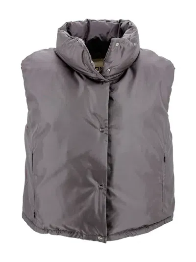 Herno Padded Gilet In Grey