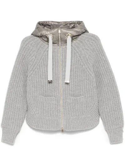 Herno Panelled Jacket In Grey