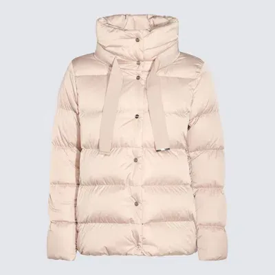 Herno Pink Down Jacket In Chantilly