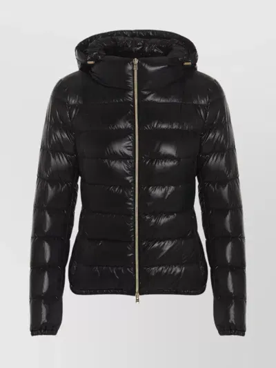 Herno Zipped Padded Jacket In Black