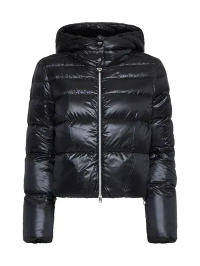 Herno Resort Coats In Black