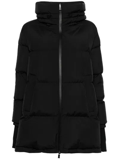 Herno Zip Up Down Jacket In Black