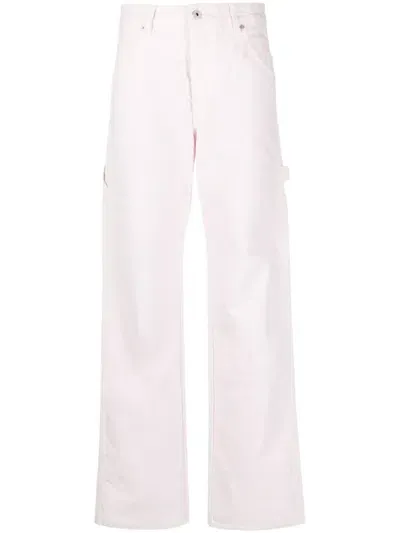 Heron Preston Carpenter Straight-leg Jeans In Pink