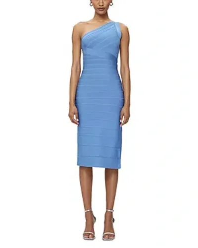 Herve Leger Bella Dress In Hydrangea