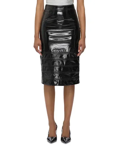 Herve Leger The Neve Skirt In Black