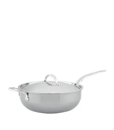 Hestan Nanobond Essential Pan With Helper Handle In Stainless