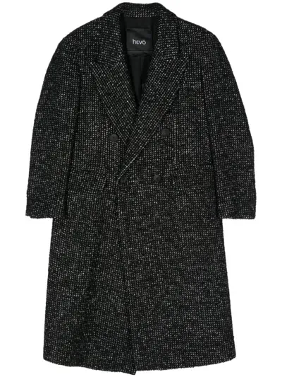 Hevo Martina Franca Coat In Black