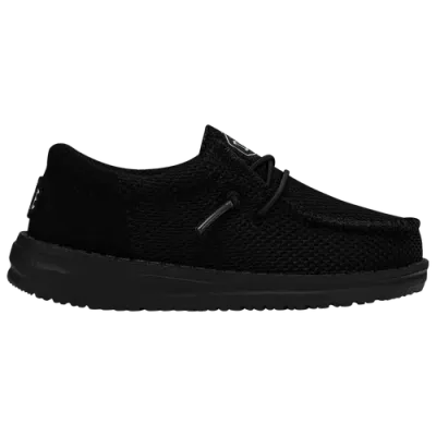 Heydude Boys   Wally Funk Mono In Black/black