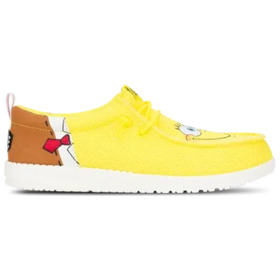 Heydude Mens  Hd Wally Sb Spongebob In Yellow/brown