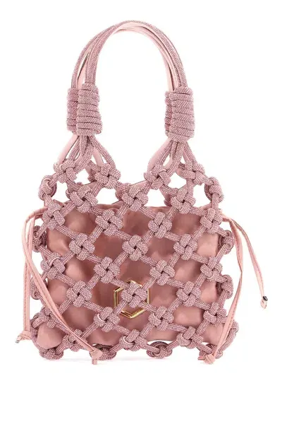 Hibourama Lola Handbag Purse Tote In Light Rose (pink)